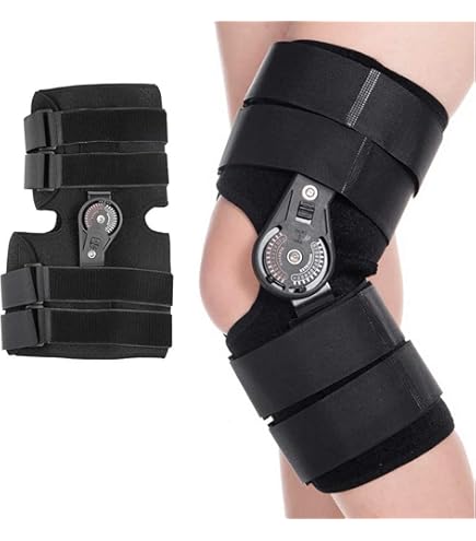 Amazon.co.jp: 膝サポート、角度調節可能な膝ブレースラップ